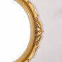 Vintage Oval Wall Mirror Gold