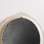 Vintage Oval Wall Mirror Gold