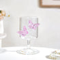 3D Pink Butterfly Borosilicate Wine Glass 250ml