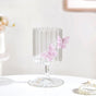 3D Pink Butterfly Ribbed Wine Glass 250ml