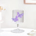 Crystal 3D Butterfly Wine Glass Purple 250ml
