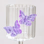 Crystal 3D Butterfly Wine Glass Purple 250ml