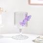 Crystal 3D Butterfly Wine Glass Purple 250ml