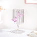 Butterfly Ribbed Wine Glass Pink 250ml