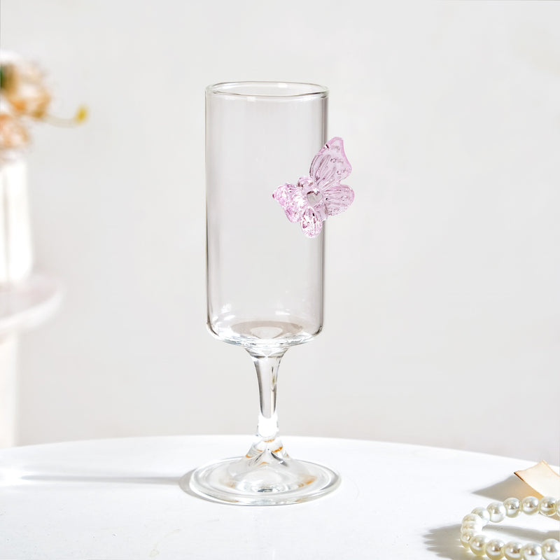 Butterfly Blush Champagne Glass 190ml