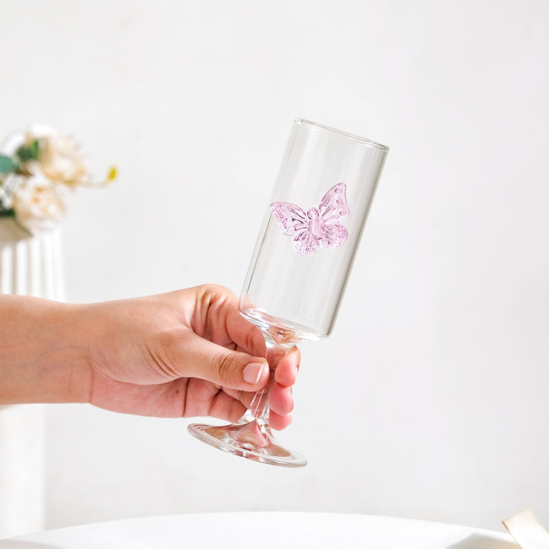 Butterfly Blush Champagne Glass 190ml