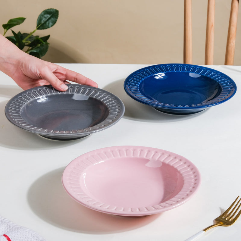 Royal Pasta Plate - Serving plate, pasta plate, lunch plate, deep plate | Plates for dining table & home decor