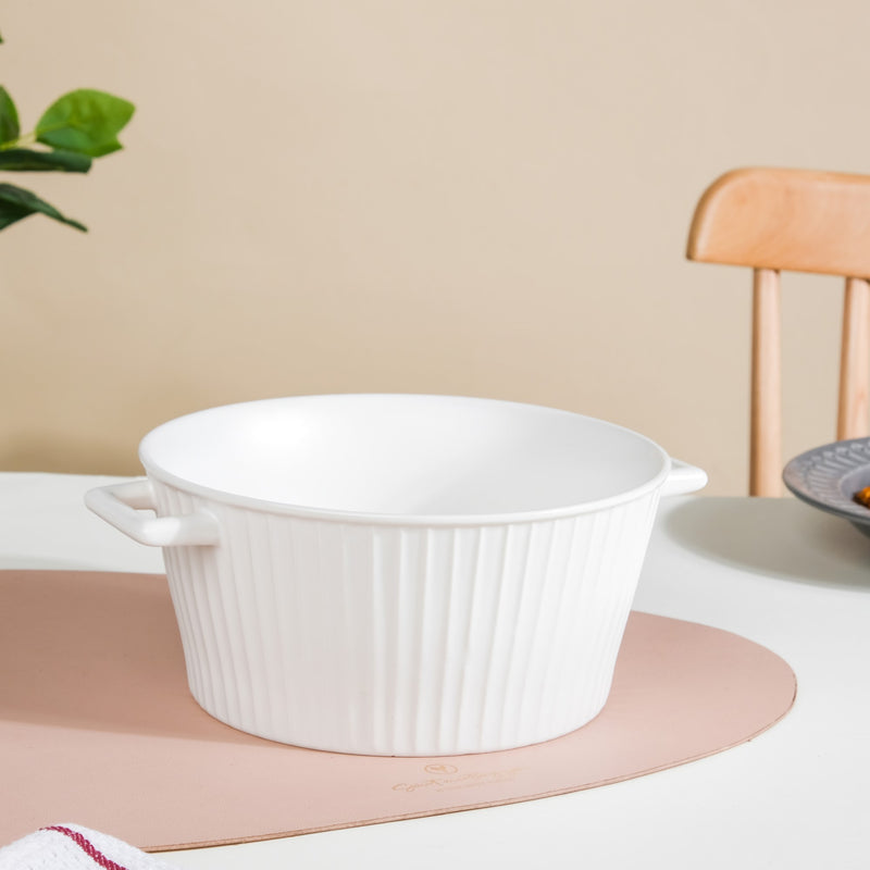 Royal Soup Bowl - Bowl, ceramic bowl, serving bowls, noodle bowl, salad bowls, bowl for snacks, baking bowls, large serving bowl, bowl with handle | Bowls for dining table & home decor