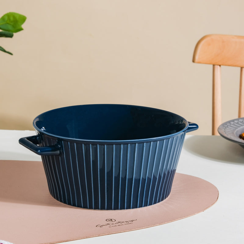 Royal Soup Bowl - Bowl, ceramic bowl, serving bowls, noodle bowl, salad bowls, bowl for snacks, baking bowls, large serving bowl, bowl with handle | Bowls for dining table & home decor