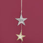 Festive North Star Christmas Garland