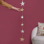 Festive North Star Christmas Garland