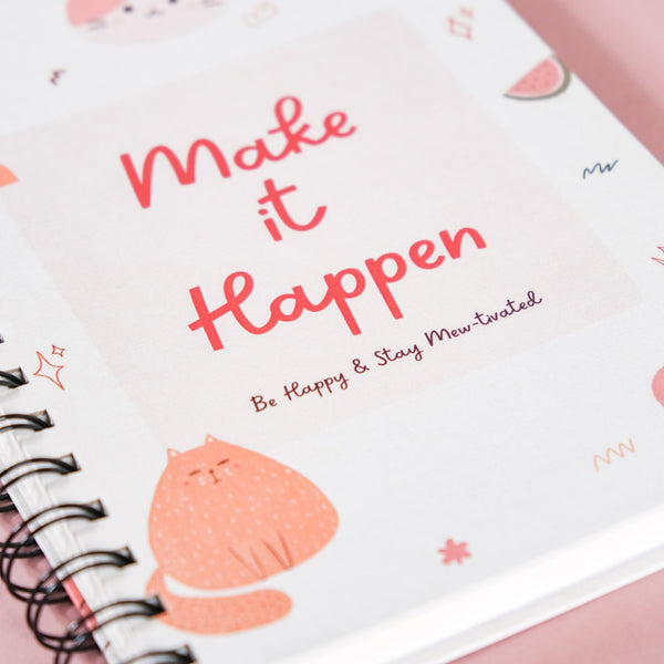Motivational Planner & Notepad Stationery Set 8x6 Inch