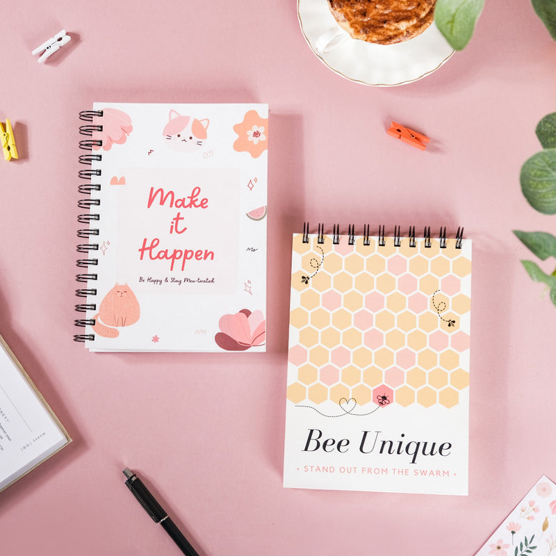 Motivational Planner & Notepad Stationery Set 8x6 Inch