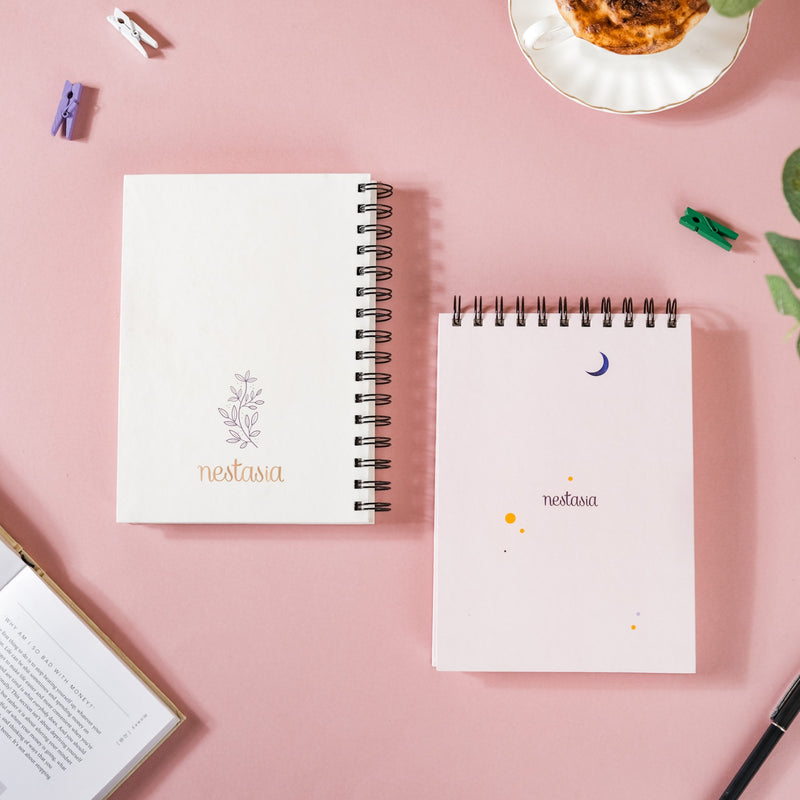 Dreamy Productivity Planner & Notepad Set 8x6 Inch