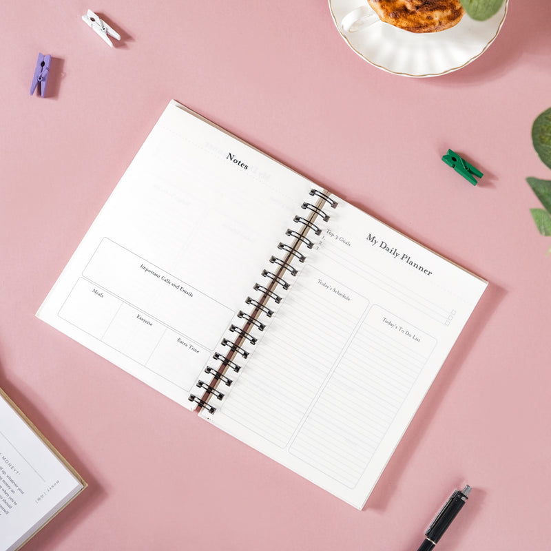 Dreamy Productivity Planner & Notepad Set 8x6 Inch