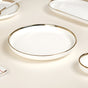 VERA White Plates - Serving plate, snack plate, dessert plate | Plates for dining & home decor