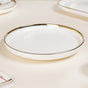 VERA White Plates - Serving plate, snack plate, dessert plate | Plates for dining & home decor