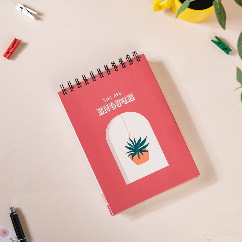 Printed Hardbound Planner And Notepad Set 8x6 Inch