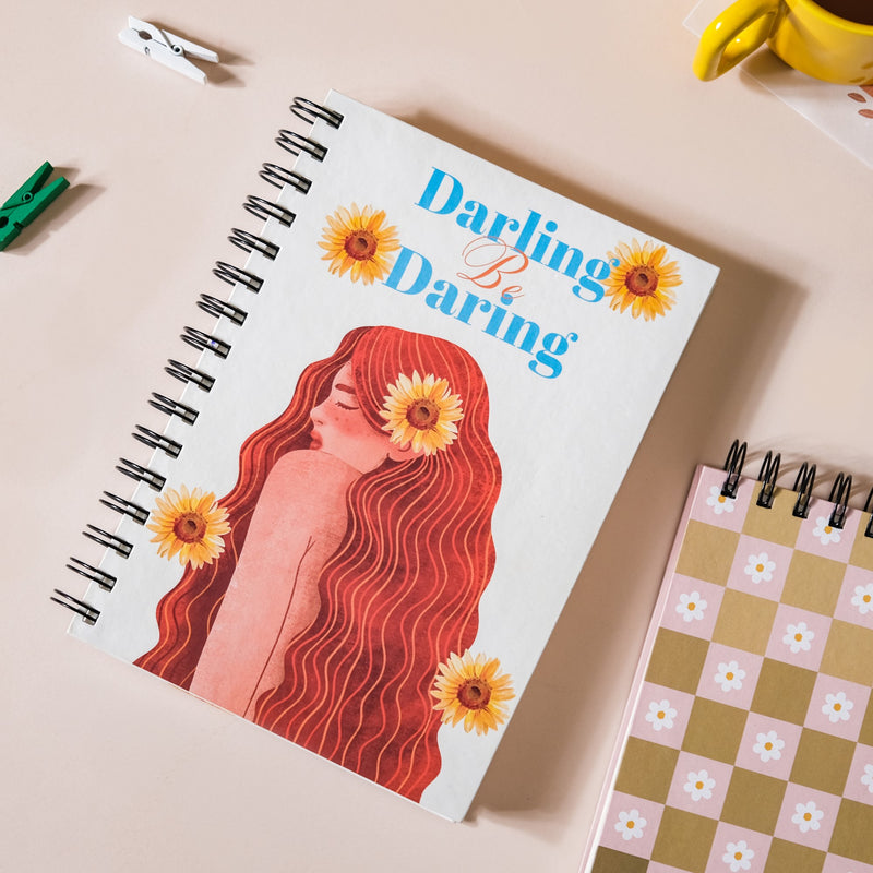 Floral Undated Planner & Notepad Set 8x6 Inch