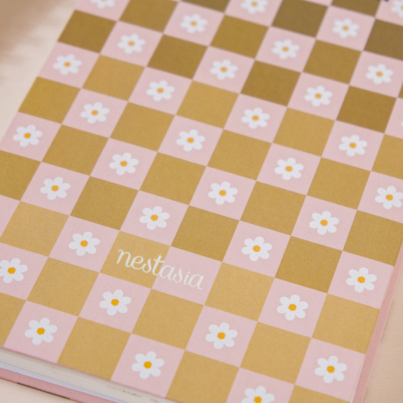 Floral Undated Planner & Notepad Set 8x6 Inch