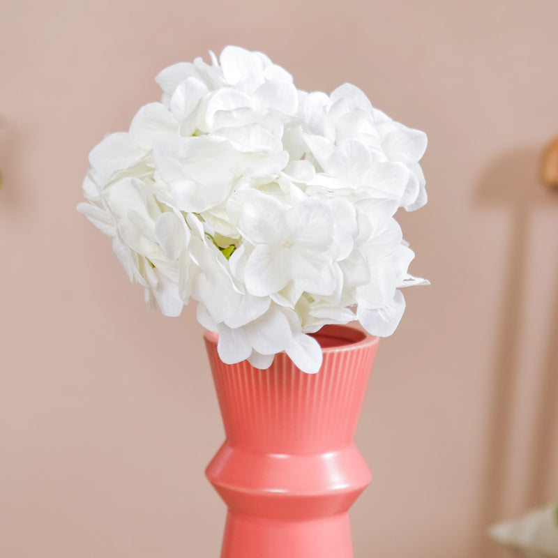 Artificial Hydrangea White- Artificial flower, faux flower, flower for vase, decorative flowers, artificial plants, fake flowers