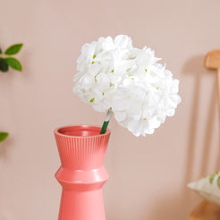 Artificial Hydrangea White- Artificial flower, faux flower, flower for vase, decorative flowers, artificial plants, fake flowers