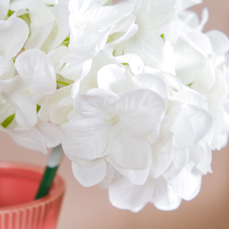 Artificial Hydrangea White- Artificial flower, faux flower, flower for vase, decorative flowers, artificial plants, fake flowers