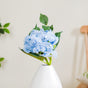 Hydrangea With Leaves - Artificial flower | Home decor item | Room decoration item