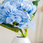 Hydrangea With Leaves - Artificial flower | Home decor item | Room decoration item