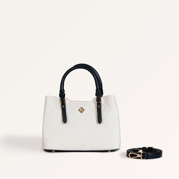 Luma Black And White Handbag