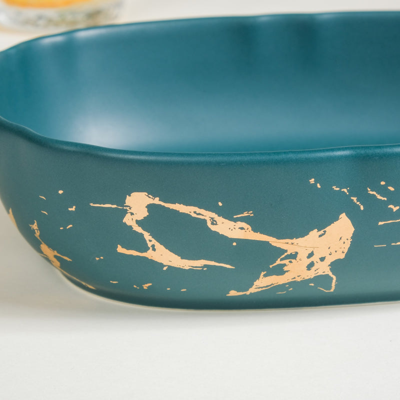 Grill Dish With Handles - Bowl, ceramic bowl, serving bowls, noodle bowl, salad bowls, bowl for snacks, large serving bowl, bowl with handle | Bowls for dining table & home decor