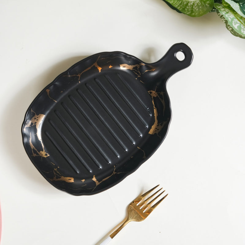 Ceramic Marble Plate - Bowl, ceramic bowl, serving bowls, noodle bowl, salad bowls, bowl for snacks, large serving bowl, bowl with handle | Bowls for dining table & home decor