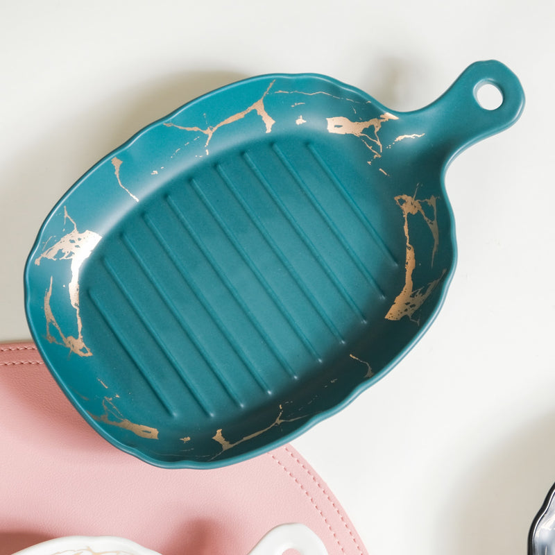 Ceramic Marble Plate - Bowl, ceramic bowl, serving bowls, noodle bowl, salad bowls, bowl for snacks, large serving bowl, bowl with handle | Bowls for dining table & home decor