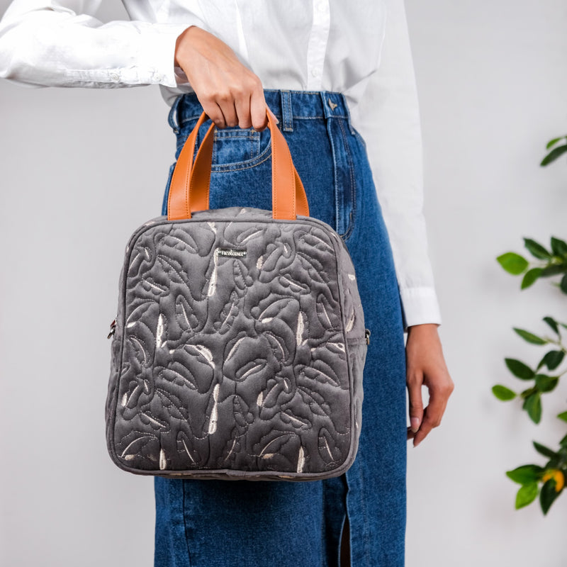 Heat Insulated Lunch Bag Grey