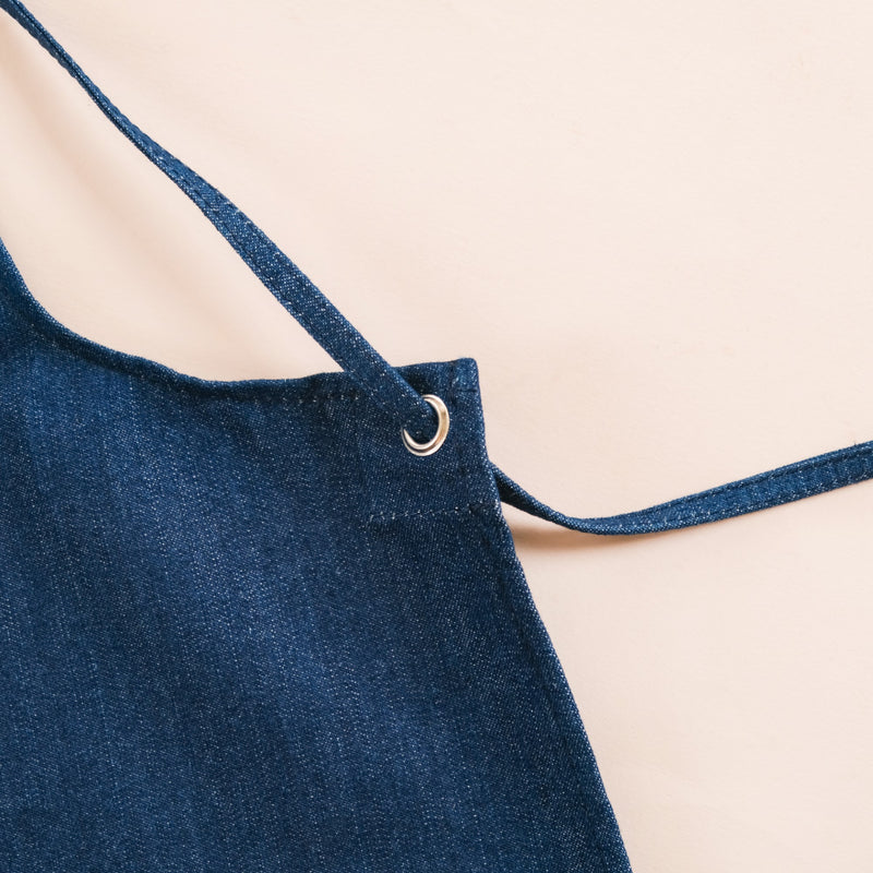 Denim Apron for Men Tan Brown
