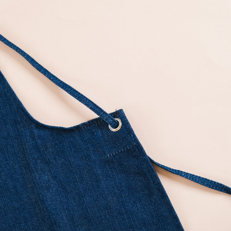 Kitchen Apron With Pockets Mint Green