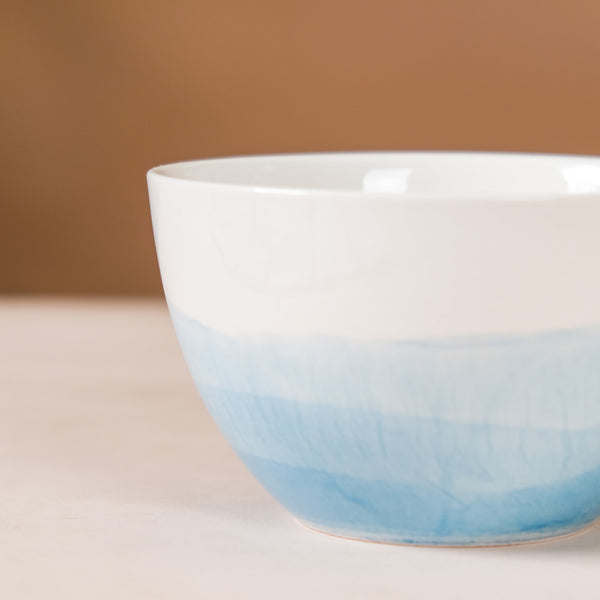 Ombre Bowl Blue - Bowl, ceramic bowl, serving bowls, noodle bowl, salad bowls, bowl for snacks, large serving bowl | Bowls for dining table & home decor