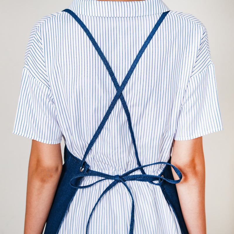 Denim Apron for Men Tan Brown
