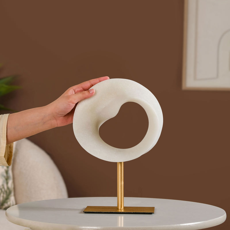 Eternal Loop Resin Table Decor