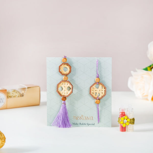 Handmade Eco Friendly Rakhi Gift Set Of 3