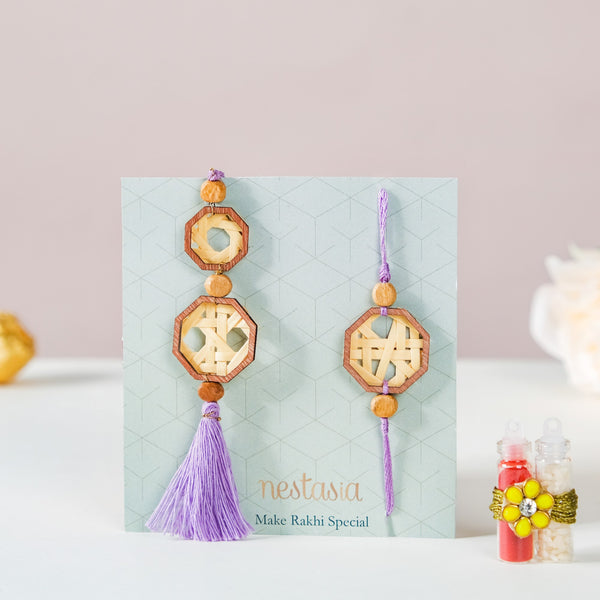 Handmade Eco Friendly Rakhi Gift Set Of 3