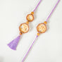 Lavender Eco Rakhi Gift For Bhaiya & Bhabhi Set Of 3