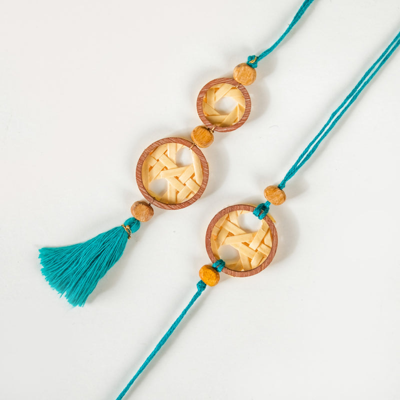 Sustainable Rakhi Gift Set For Bhai & Bhabhi Set Of 3