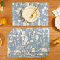 Slate Blue Pure Cotton Placemat Set Of 4
