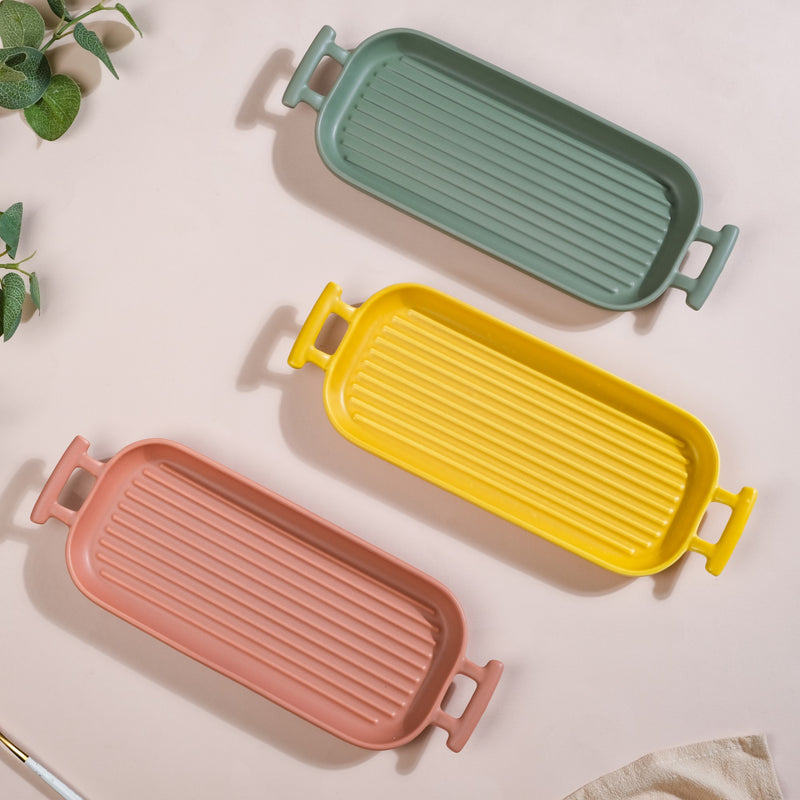 Ceramic Baking Dish Long - Baking Tray