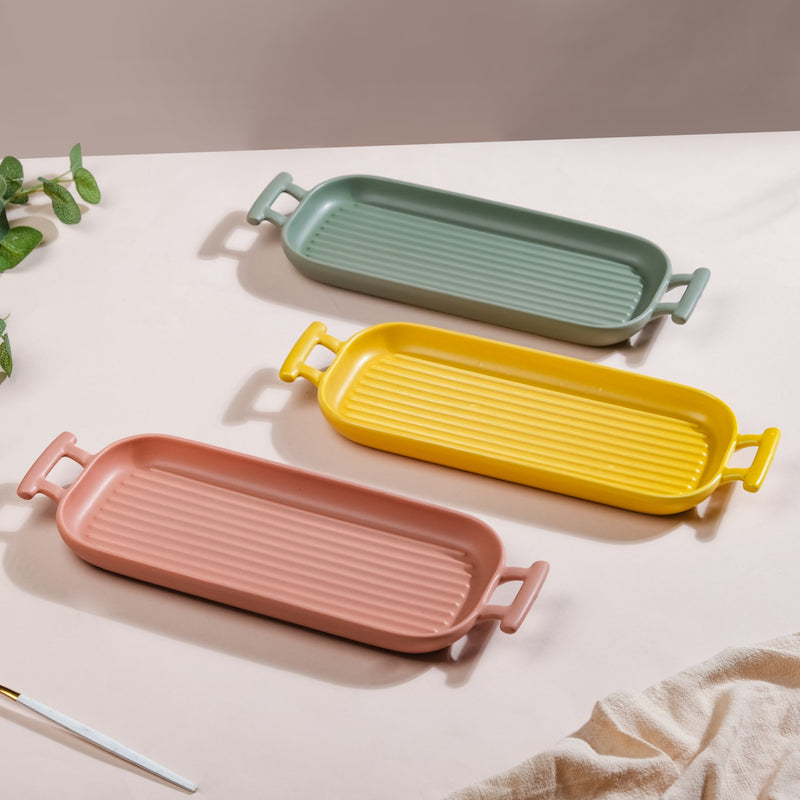 Ceramic Baking Dish Long - Baking Tray