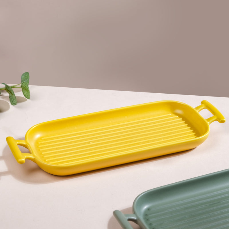 Ceramic Baking Dish Long - Baking Tray