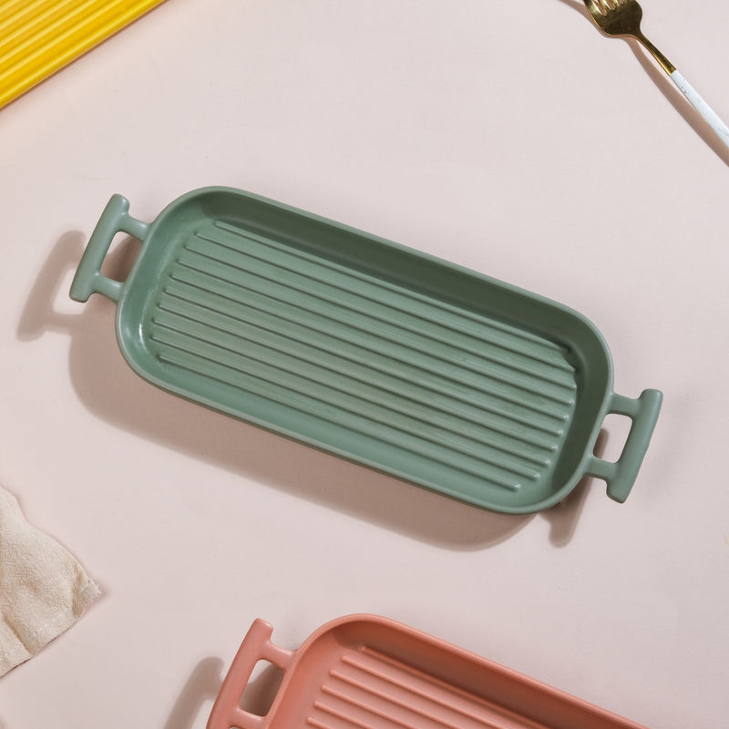 Ceramic Baking Dish Long - Baking Tray