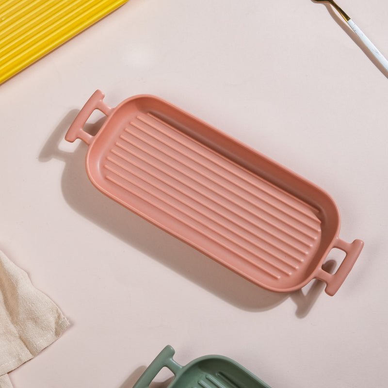 Ceramic Baking Dish Long - Baking Tray