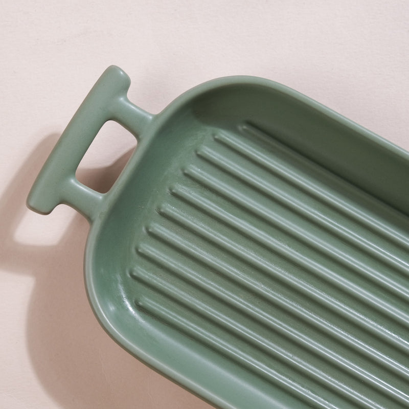 Ceramic Baking Dish Long - Baking Tray